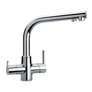 Смеситель для кухни Paini высокий излив, с краном для питьевой воды, хром 92CR6433VEB90DAKM