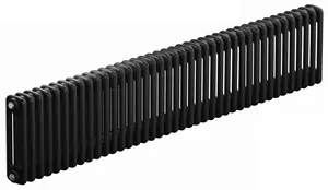 Радиатор стальной трехтрубчатый RIFAR 3018 - 40 секций, боковое подкл., антрацит