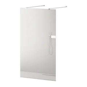 Душевая перегородка CEZARES -L-2-90-120-C-Cr (900х1950) стекло прозрачное, профиль хром