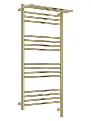 СУНЕРЖА с полкой Полотенцесушитель 1000х500 шампань МЭМ правый 020-6007-1050