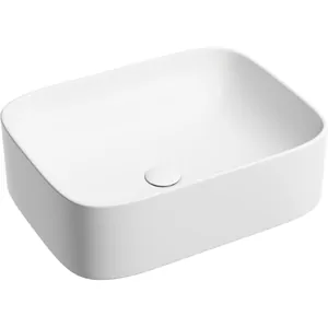 Раковина накладная Ceramicanova 505х380х150 без отв. под смеситель, белый мат. CN6052MW