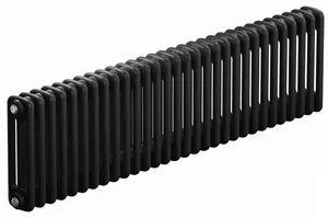 Радиатор стальной трехтрубчатый RIFAR 3018 - 30 секций, боковое подкл., антрацит
