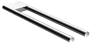 Полотенцедержатель Keuco Edition400 340 мм, настенный, двойной, неповоротный, хром 11519010000