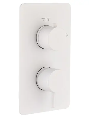 Смеситель Boheme 135-3-MW для ванны/душа, встраиваемый, на 3 потребителя, белый мат