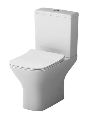 Унитаз-компакт AM.PM 375х800х605 безободк,антивсплеск,сиденье микролифт,квадрат,белый C908601SC