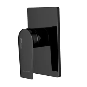 Смеситель для душа WasserKRAFT Glan 6651 встраиваемый, однозахватный, цвет: черный глянец