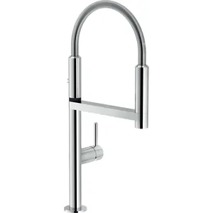 Смеситель NOBILI для кухни, поворотный излив с душем, хром MV92300/50CR