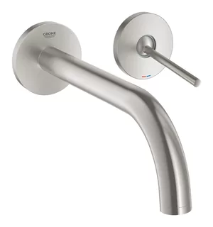 Смеситель Grohe 19918DC3 для умывальника на 2 отверстия, внешняя часть, суперсталь