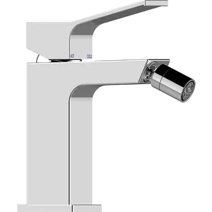 Смеситель для биде Bossini 86 мм,однозахватный,фикс. излив, с д/кл.,хром Z00708.030