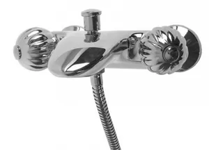 Смеситель CEZARES -V-01-MS для ванны/душа, двухзахватный, настенный, хром