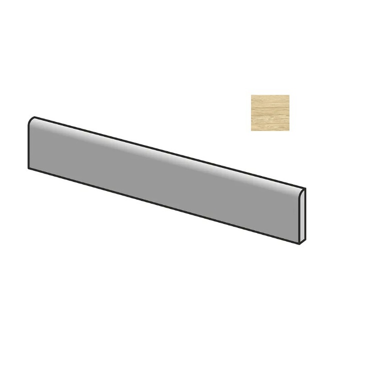 Sant Agostino Sunwood CSABSNHO60 Battiscopa Honey 7,3x60 матовая