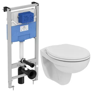 Инсталляция Ideal Standard ProSys + Унитаз Rimless + сиденье микролифт K881201PT15