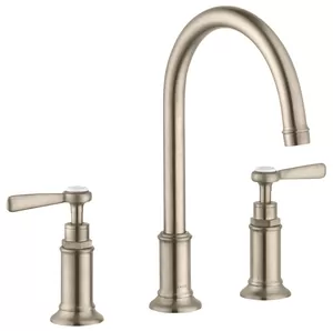 Смеситель Axor 16514820 для умываника двухзахватный, шлиф. никель