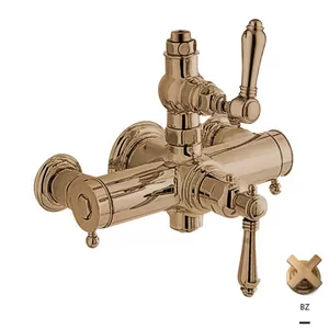 Смеситель Nicolazzi Thermostatico для душа настенный, термостат, ручки , бронза 4917BZ69