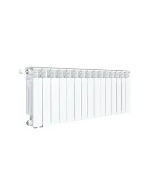 Радиатор биметаллический Rifar Ventil BVL 350 нижнее левое подключение, 15 секций, 2085 Вт