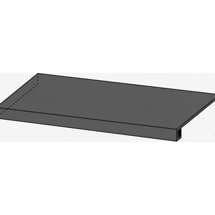 Italon Magma (Магма) 620070003039 X2 Графит Левый 33x60 матовая