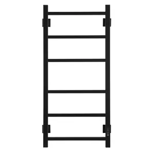 Полотенцесушитель электрический ENERGY 900х400 98Вт, черный матовый