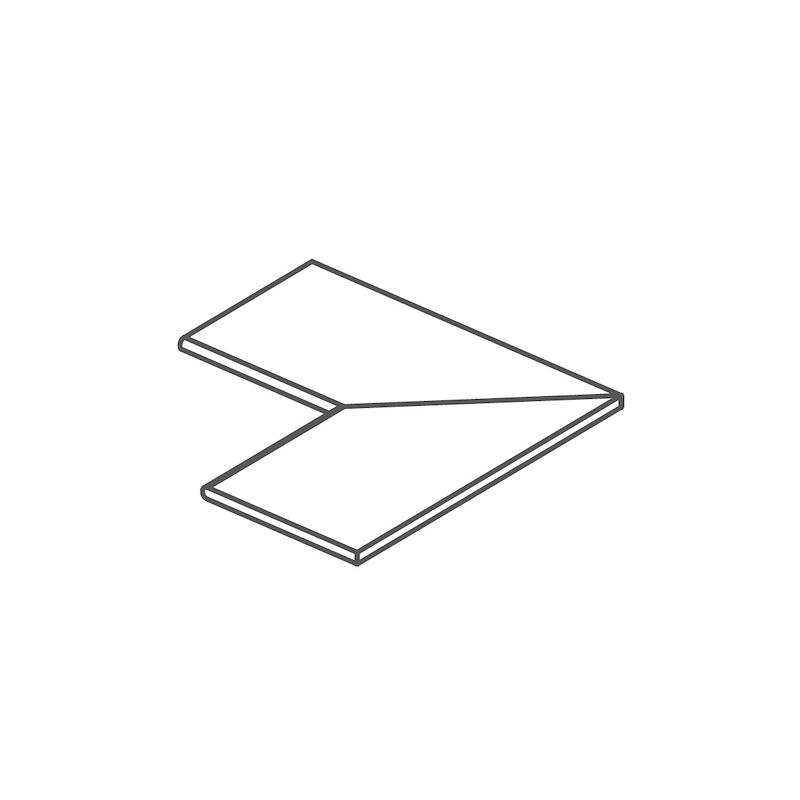 ITALGRANITI CALCIS VISONE ANG,DX ASS,SQ,2см 40x80 матовая