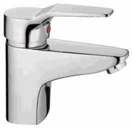 Смеситель Ledeme Н63 для раковины, фиксированный излив, однозахватный, хром L1063