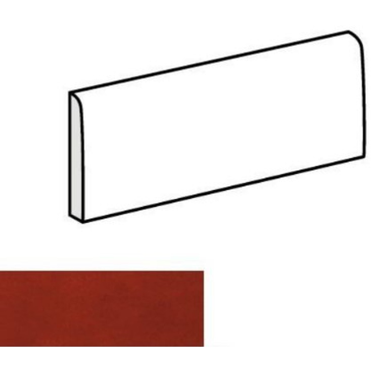 Equipe Village 25695 Bullnose Volcanic Red 6,5x20 глянцевая