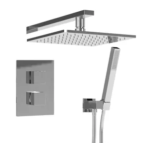 Душевая система Paini встраиваемая, термостат, руч./верхний душ, цвет: хром 21CRSET26911THSH (84CR691TH+21CR440+50CR745T540BI+50CR759Q25EA)