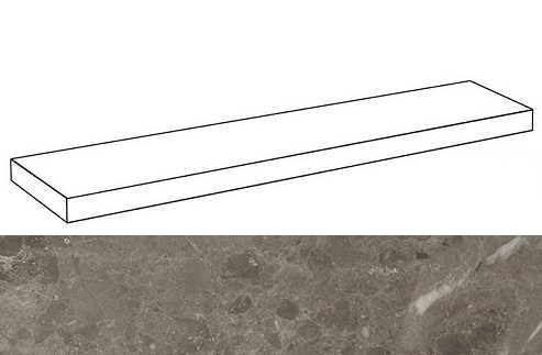 Room Stone Gray Satt 33X120 620070001237 сатинированная