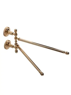 Migliore Полотенцедержатель двойной поворотный 34 см золото 17334 (ML.MRL-M055.DO)