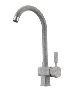 Смеситель AQUATON 1AX003FCXX230 для мойки, однорычажный, цвет: серый