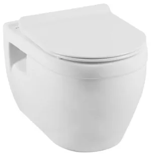 Унитаз подвесной Aquanet -W CL-11042 365х520х342мм, безободковый, сиденье микролифт, белый