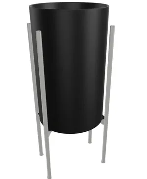 Раковина AeT 360х360х580 без отверстия под смеситель, черная матовая L803T0R0VL105