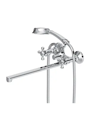 Смеситель by Damixa Retro для ванны/душа с длинным изливом, душ.гарнитуром 239500000