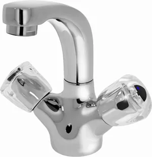 Смеситель для раковины VARION Armaturen 1348 14 1 резиновая кран-букса, поворотный излив