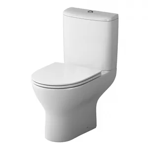 Унитаз-компакт Damixa Luna (385х635х800) без ободка, с сиденьем микролифт 468600SC/DX46C8600SC