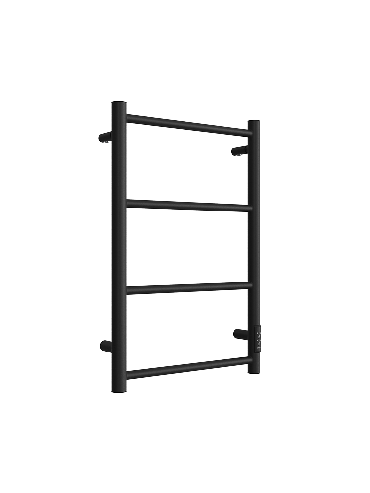 Полотенцесушитель электрический Полотенцесушитель ДВИН J neo 60/40 Электрический диммер (круг) Чёрный матовый