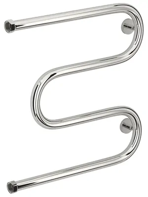 СУНЕРЖА + Полотенцесушитель 500х500 нерж.сталь, нак. гайка 1"