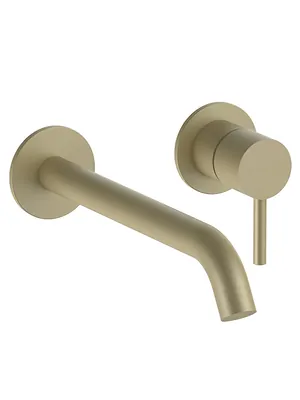 Смеситель для раковины Fantini 50P6E811B встраиваемый, однозахв., Matt British Gold