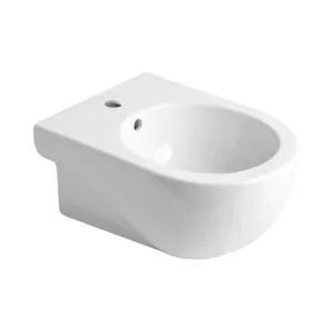 Биде подвесное Azzurra (350х460х245) укороч., отв. под смес., перелив, белое NUBKS004600MBI