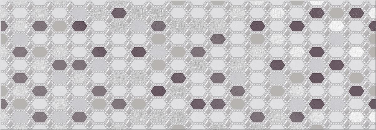 декор Malwiya Decor Grey Geometria 24.2x70
