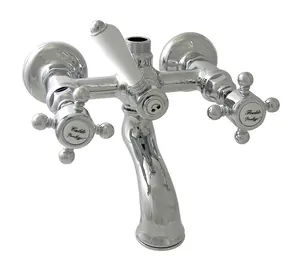 Смеситель Nicolazzi для ванны настенный двухрычажный, хром 1400CR70