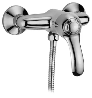 Смеситель CEZARES DM-01 для душа, однозахватный, настенный, выход под шланг 1/2", хром