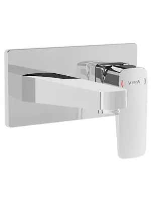 Смеситель для раковины Vitra Square A42738EXP встраиваемый, однозахватный , цвет: хром