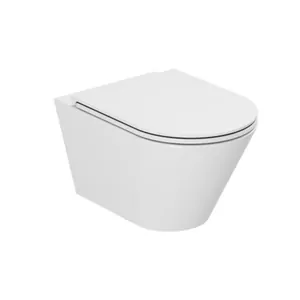 Унитаз подвесной Azzurra (370х540х340) безободковый, белый FMVKSPE00000BI