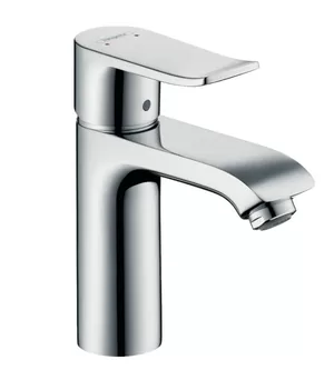 Смеситель для умывальника Hansgrohe 31080000 однозахв., низкий излив 100мм, дон.клапан, хром