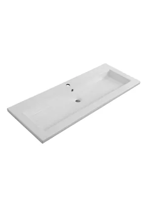 Раковина керамическая Cezares (1210х460х140) CZR-8070-120 белый