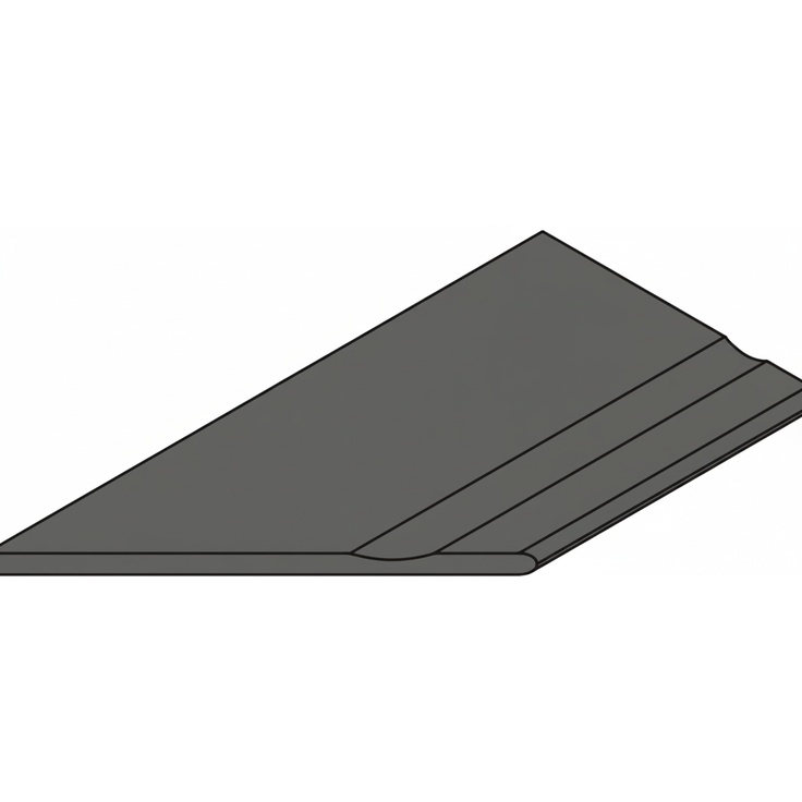 Italon Magma (Магма) 620090001312 X2 Фог бортик с выемкой закругленный Левый 30x120 матовая