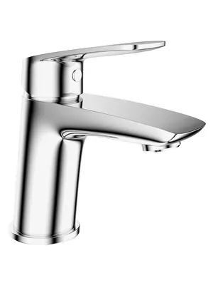 Смеситель для раковины Aqueduto SUA0100 однозахватный, низкий излив 69мм, цвет: хром