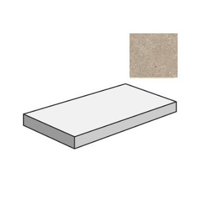 Sant Agostino Duo CSAGDDBS12 Gradone Angolare Dx Sand 33x120 матовая