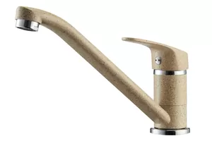 Смеситель AQUATON 1AX001FCXX220 для мойки, однорычажный, цвет: песочный