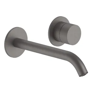 Смеситель для раковины Fantini встраив. двухсекционный, покрытие PVD Matt Gun Metal 33P5Y111B