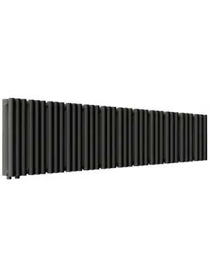 Радиатор стальной Empatiko V LR2 двухтруб 1432х236х122 36 сек НЗ.подкл, 2052Вт, Confident Black